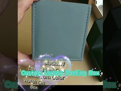 Luxe Scharnierende het Horloge Verpakkende Doos van Dekseljuwelen