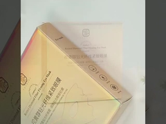 Kleine vrouwen parfum olie geur schoonheid cadeau doos Verpakking met holografisch papier