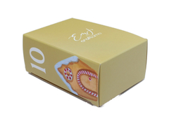 Geel geschenk 2 Tuck eind doos