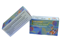 Matt paarse camera verpakking