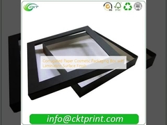 Koosmetische verpakkingsdoos van gegolfd papier met laminatieoppervlak