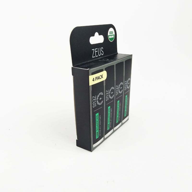 Kleine op maat gemaakte set Lipstick Pack Tube Packaging Boxes Printing With Hang Tag