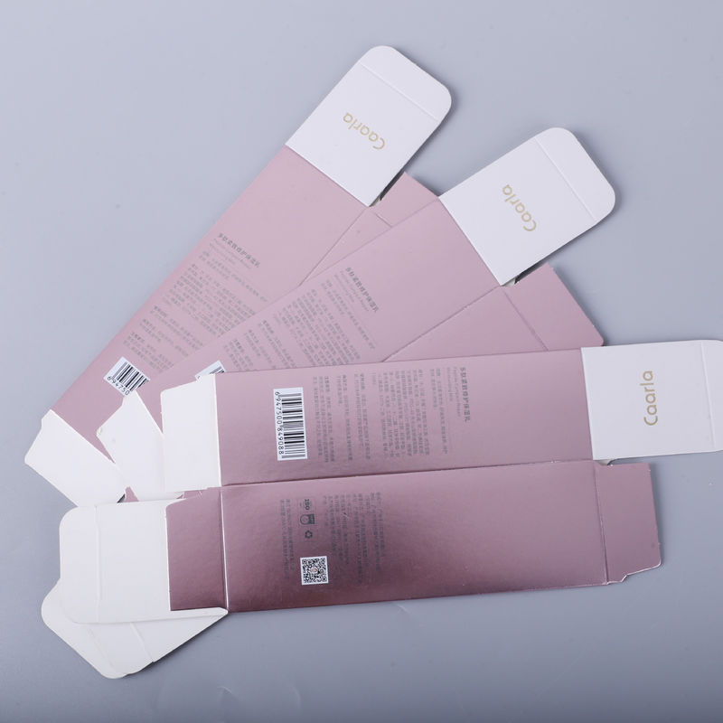 Unieke luxe cosmetische verpakkingsdozen voor huidverzorging met rozengoud