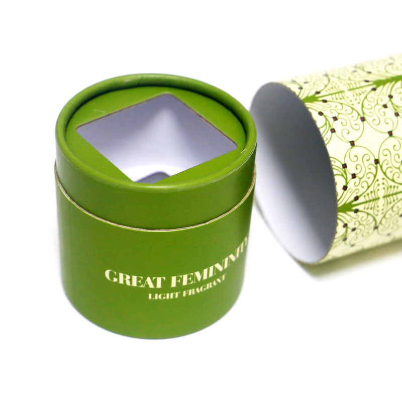Het kleurrijke Gedrukte Karton van de Cirkelcilinder om Dooscontainers voor Lichte Geurige Lamp