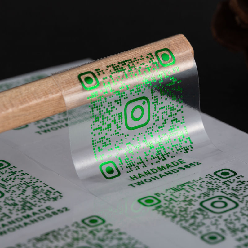 De Transparante Vinylstickers die van het oliebewijs voor Schoonheidsmiddelenproducten drukken