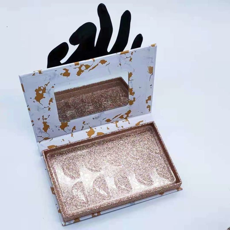 Custom Rigid Magnetic Box Kleurenprinting voor verpakking van valse wimpers