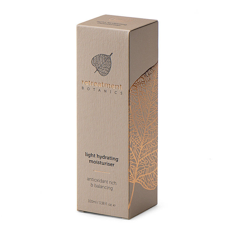 Custom luxe gegolfde cosmetische doos voor uw make-up product verpakking