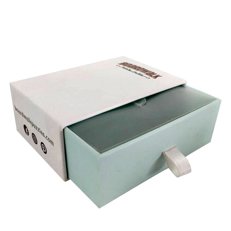 Creative Custom Printing Drawer Box Rigid Cardboard Packaging Klappbare draadloze oplader Schuifgeschenkdozen