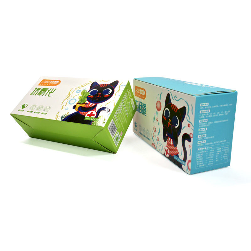Op maat gemaakte kleine huisdiergeneesmiddelen papier verzenddoos voor huisdieren honden katten gezondheidsgeneeskunde