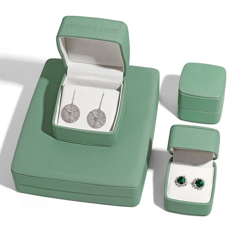 Huid sieraden doos aangepast gerecycled sieraden cadeau doos voor ring oorbellen armband halsketting