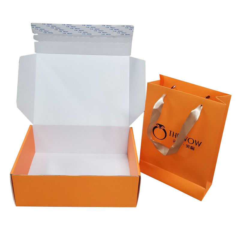 Geprinte gegolfde verzenddoos met tear-tape-top voor de levering van goederen in de winkel