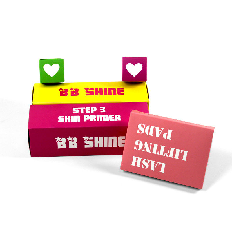 Kleurrijk bedrukte cosmetische geschenkverpakking voor huidverzorgingsproducten