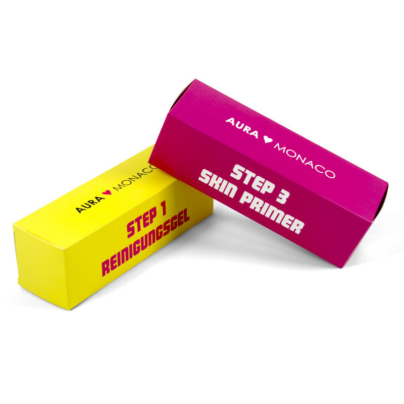 Kleurrijk bedrukte cosmetische geschenkverpakking voor huidverzorgingsproducten