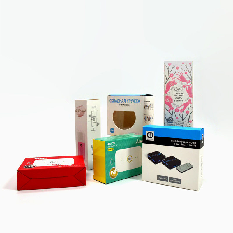 Persoonlijke lege verpakkingsdozen met logo Wit kartonnen doos Alle soorten product displaydozen