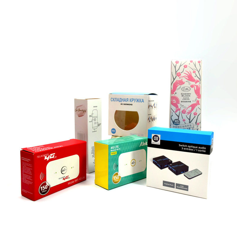Persoonlijke lege verpakkingsdozen met logo Wit kartonnen doos Alle soorten product displaydozen