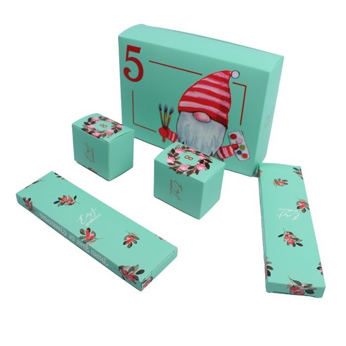 Custom Blind Box For Cosmetics gepersonaliseerde papieren doos
voor kerstkalenderdoos