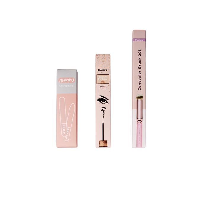 Opvouwbare cosmetische verpakkingsdoos gemaakt van milieuvriendelijk materiaal voor verpakkings- en modeontwerp