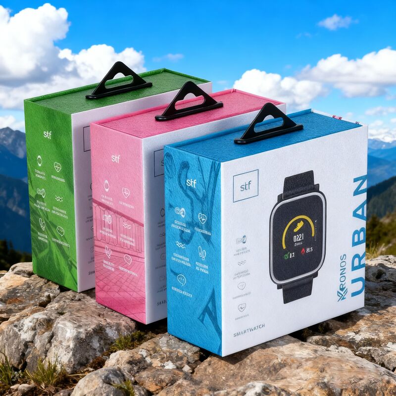 Op maat gemaakte luxe gerecyclede kartonnen geschenkdoos voor Smart Watch Band Case verpakking