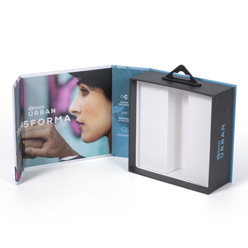 Op maat gemaakte luxe gerecyclede kartonnen geschenkdoos voor Smart Watch Band Case verpakking