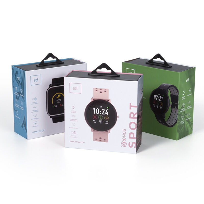 Op maat gemaakte luxe gerecyclede kartonnen geschenkdoos voor Smart Watch Band Case verpakking