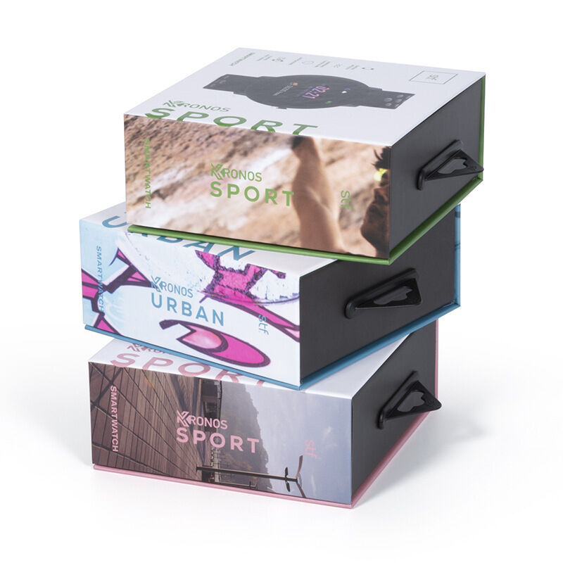 Op maat gemaakte luxe gerecyclede kartonnen geschenkdoos voor Smart Watch Band Case verpakking