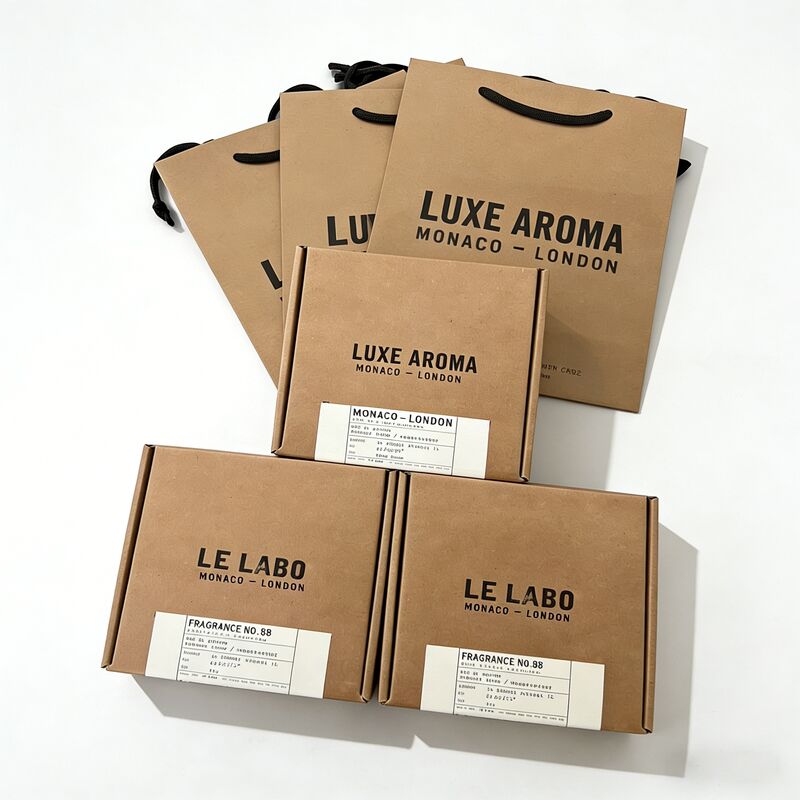 Eco-vriendelijke, op maat gedrukte parfumverpakkingsdoos met insteek voor 50 ml fles