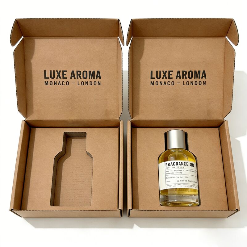 Eco-vriendelijke, op maat gedrukte parfumverpakkingsdoos met insteek voor 50 ml fles