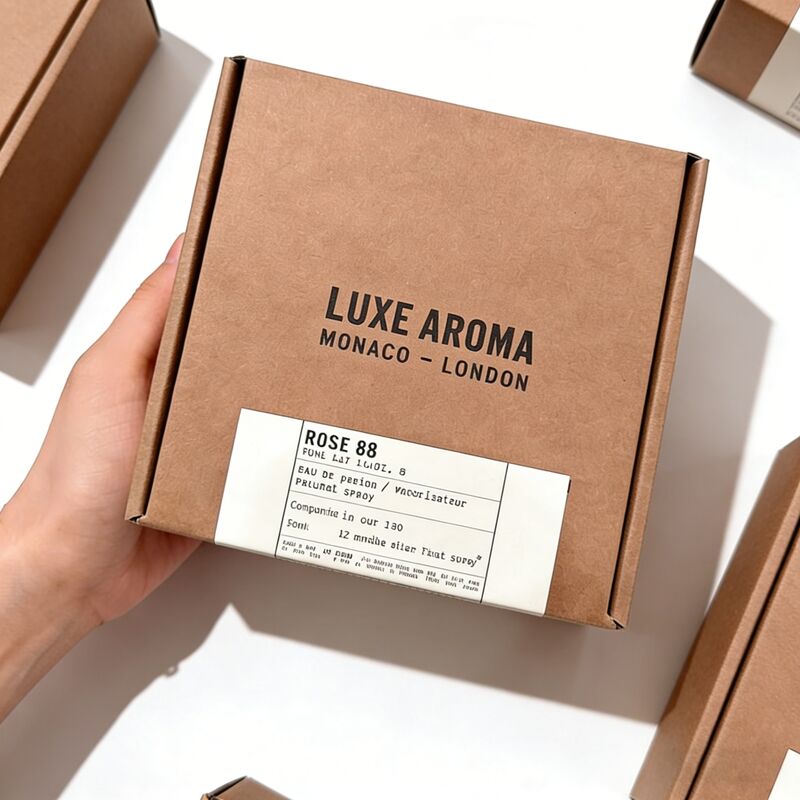 Eco-vriendelijke, op maat gedrukte parfumverpakkingsdoos met insteek voor 50 ml fles