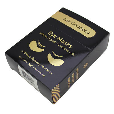 Zwart Eco Friendly oogmasker Make-up doos voor persoonlijke verzorgingsproducten Verpakking