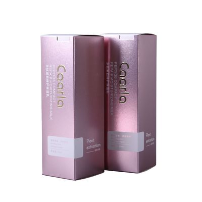 Unieke luxe cosmetische verpakkingsdozen voor huidverzorging met rozengoud