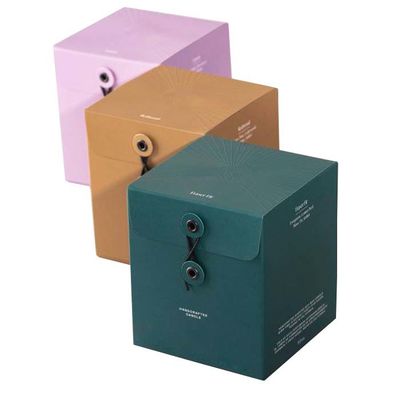Het elegante Stijve de Oogjes van de Dooskleuren van de Kaars Kleinhandelsgift Verpakken