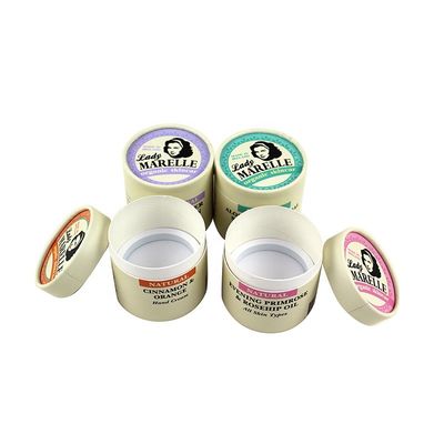 Kartonnen product Ronde papierbuisdoos voor crèmepot met maat