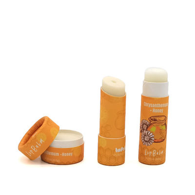 De Cilinder van het de Buizenkarton van de Recyledlippenpommade Verpakking met Duwlusje