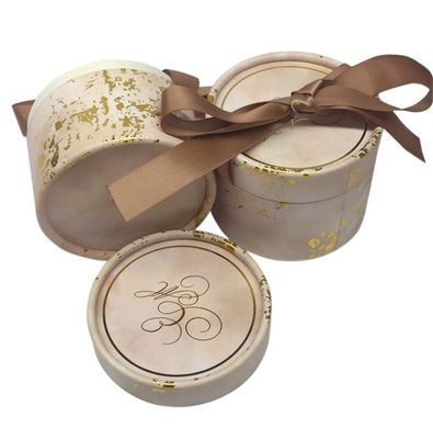 Earing Ring Cardboard Cylinder Packaging Box met Lint