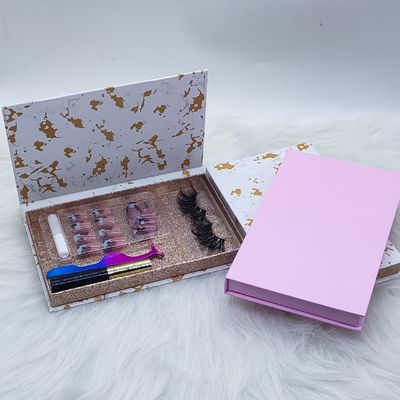 Op maat gemaakte roze magnetische doos voor verpakkingen van schoonheidsproducten