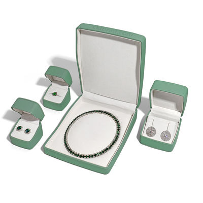 Huid sieraden doos aangepast gerecycled sieraden cadeau doos voor ring oorbellen armband halsketting