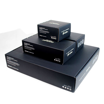 Zwarte lege doos op maat