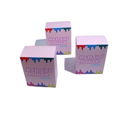 Op maat gemaakt verpakking van schoonheidsproducten Dozen geschikt voor nep nagel desigh huidverzorging cadeaubon kleine papieren doos