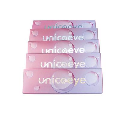 Custom Custom Eye Liner gekleurde contactlenzen dozen met maat logo